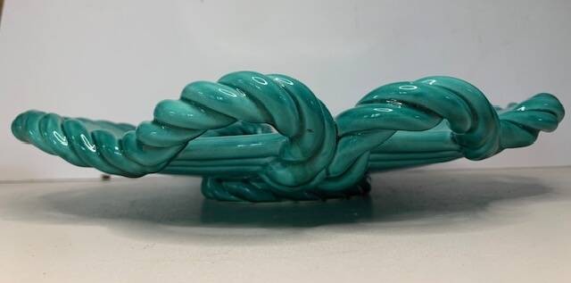 Large ceramic cut dish Monaco Cerart fish