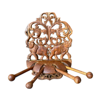 Indian coat rack