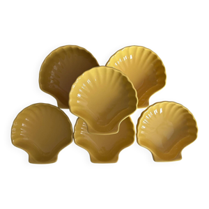 6 ramequins coquillage