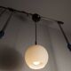 1970 white opaline tulip cone pendant lights (6 available)