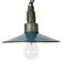 Industrial Blue Enamel Military Pendant Lamp with Cast Aluminium Top, 1960s