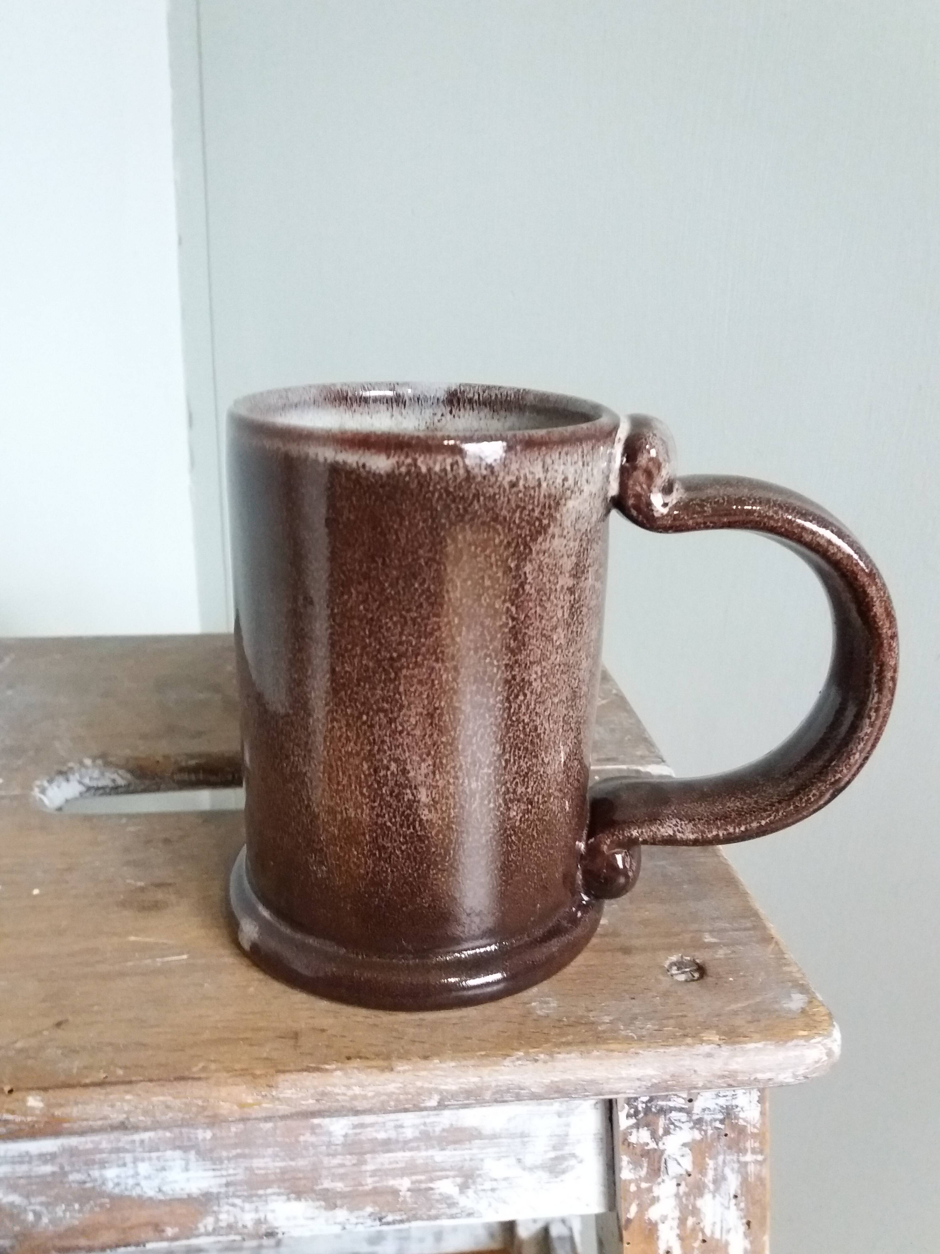 Mug cup Sandstone from Puisaye Arts-Céram 50s