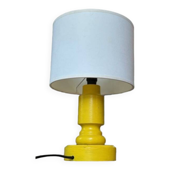 lampe en hêtre peint - Suède années 70/80