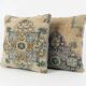 Set of 2 vintage Turkish cushion covers 51x51 cm