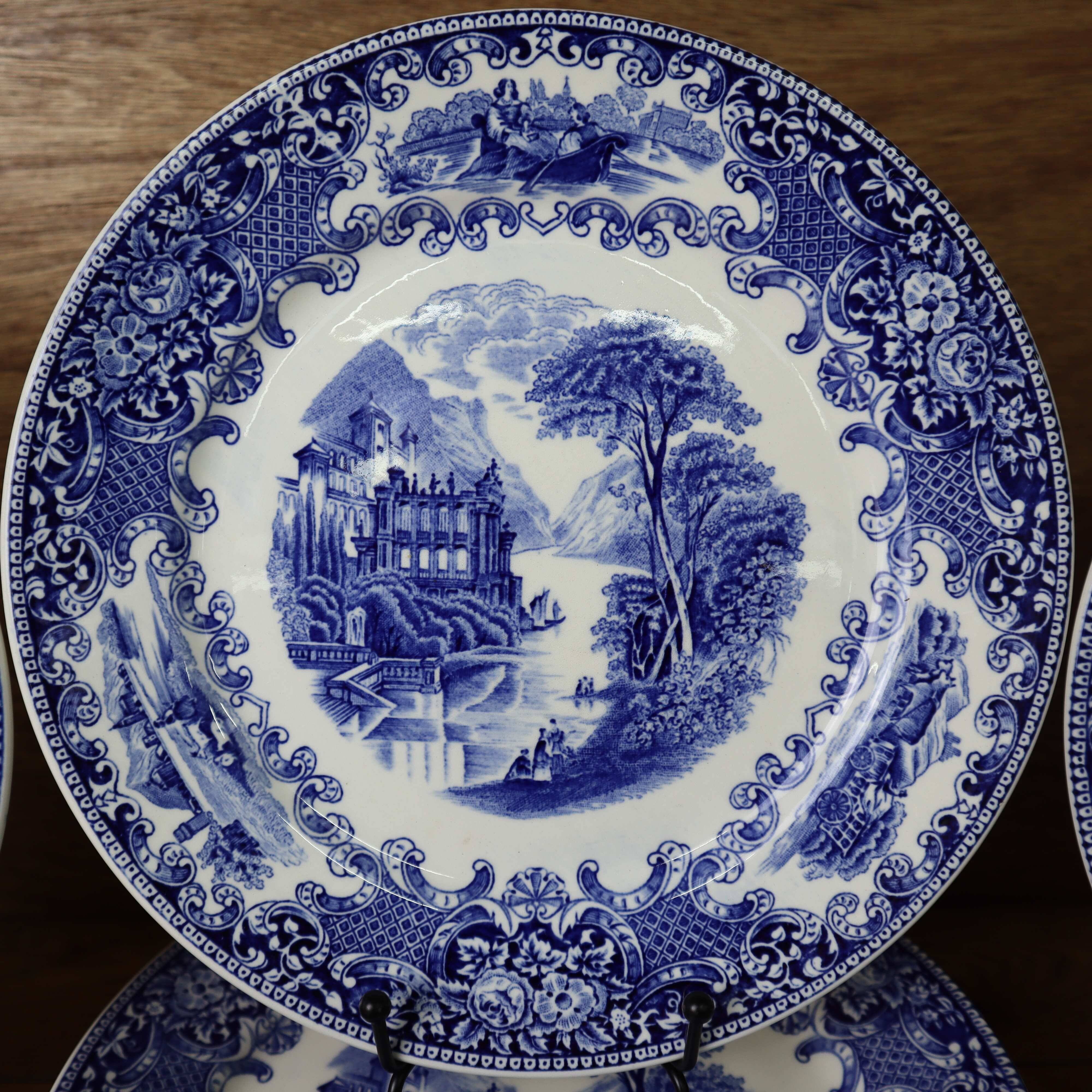 6 assiettes plate Royal Sphinx Cambridge Holland