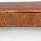 Unique vintage teak sideboard from the 1960s, produced by Nathan.