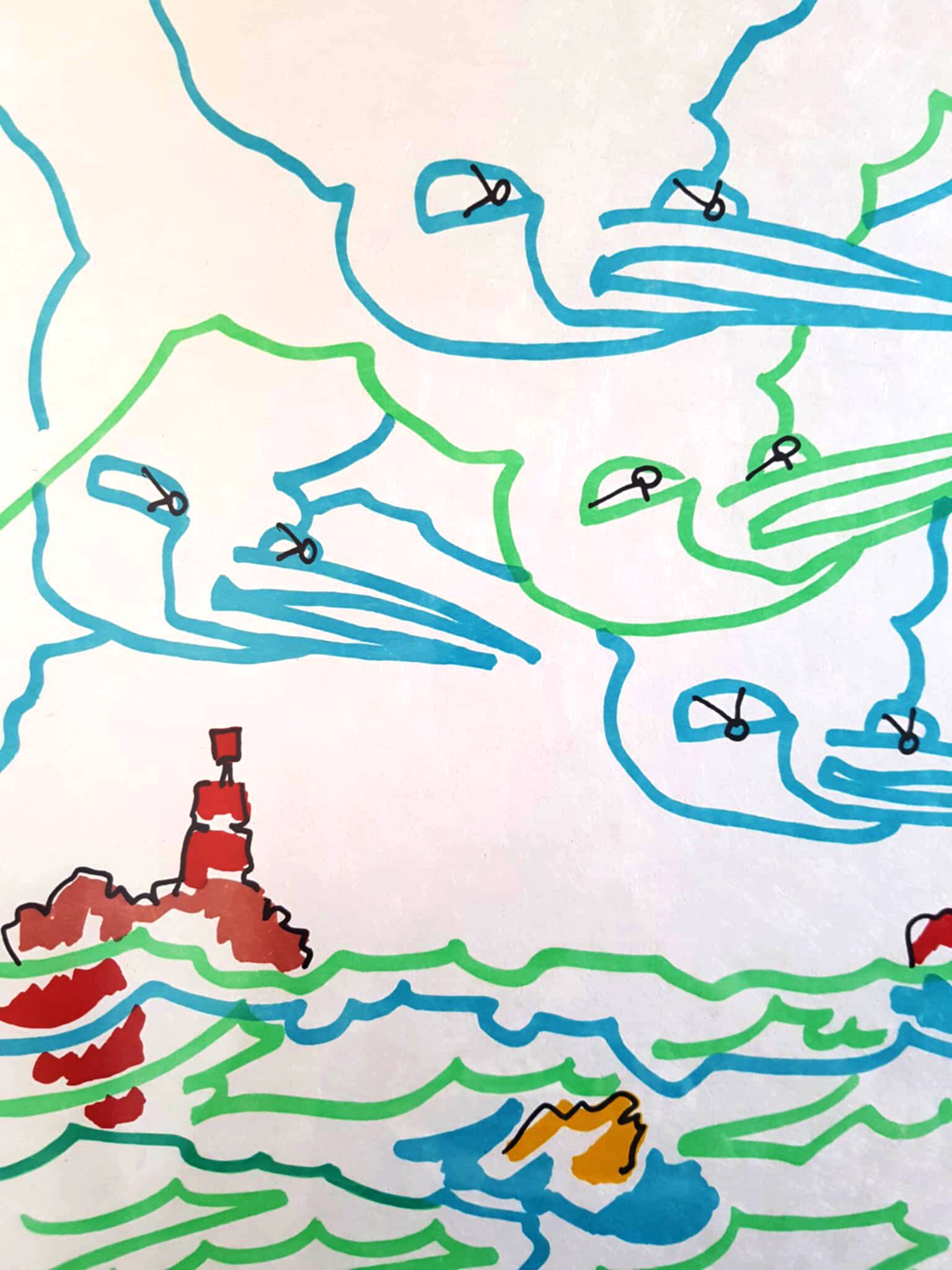 Lot of two Charles Lapicque lithographs