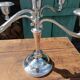 English silver candelabra candlestick