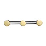 Patère vintage jaune