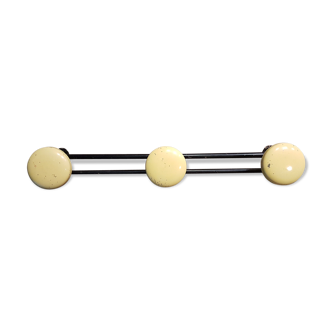 Yellow vintage patère