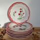 Vintage dessert plates Digoin and Sarreguemines porcelain