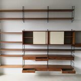 Nisse Strinning for String Design AB Sweden 1960 shelving system