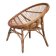 Easy Chair Hand-Woven in Wicker Rattan, Italy 1950s