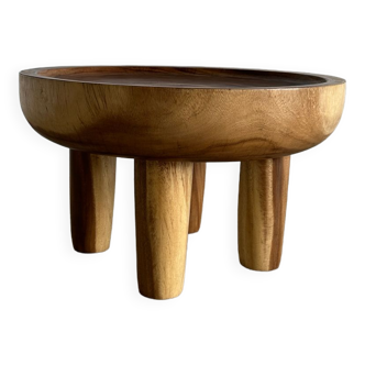 Coffee table, quadripod suar coffee table