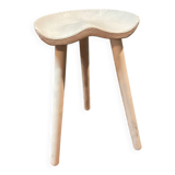 Vintage Scandinavian design tripod high stool