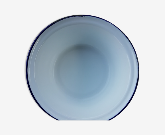Bassine en tôle émaillée