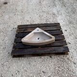 Corner stone sink