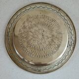 Vintage oriental brass tray