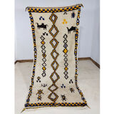 Handmade moroccan berber carpet 237 x 110 cm