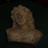 Antique terracotta bust
