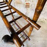 Vintage bamboo entrance hall with mirror circa 1920's