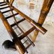 Vintage bamboo entrance hall with mirror circa 1920's