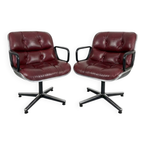 Paire de Fauteuils Executive - charles pollock