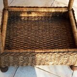Vintage rattan service
