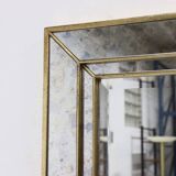 XXL luxury mirror by DeKnudt Belgium 1980