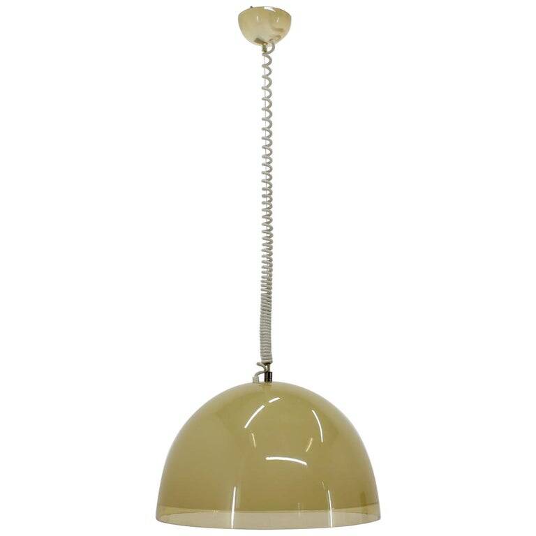 Design Harvey Guzzini Pendant by Meblo, 1970s