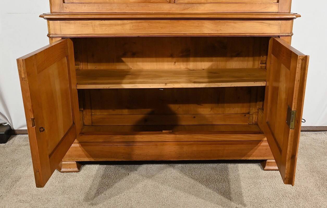 Small two-body library buffet in solid cherry wood – 1900
