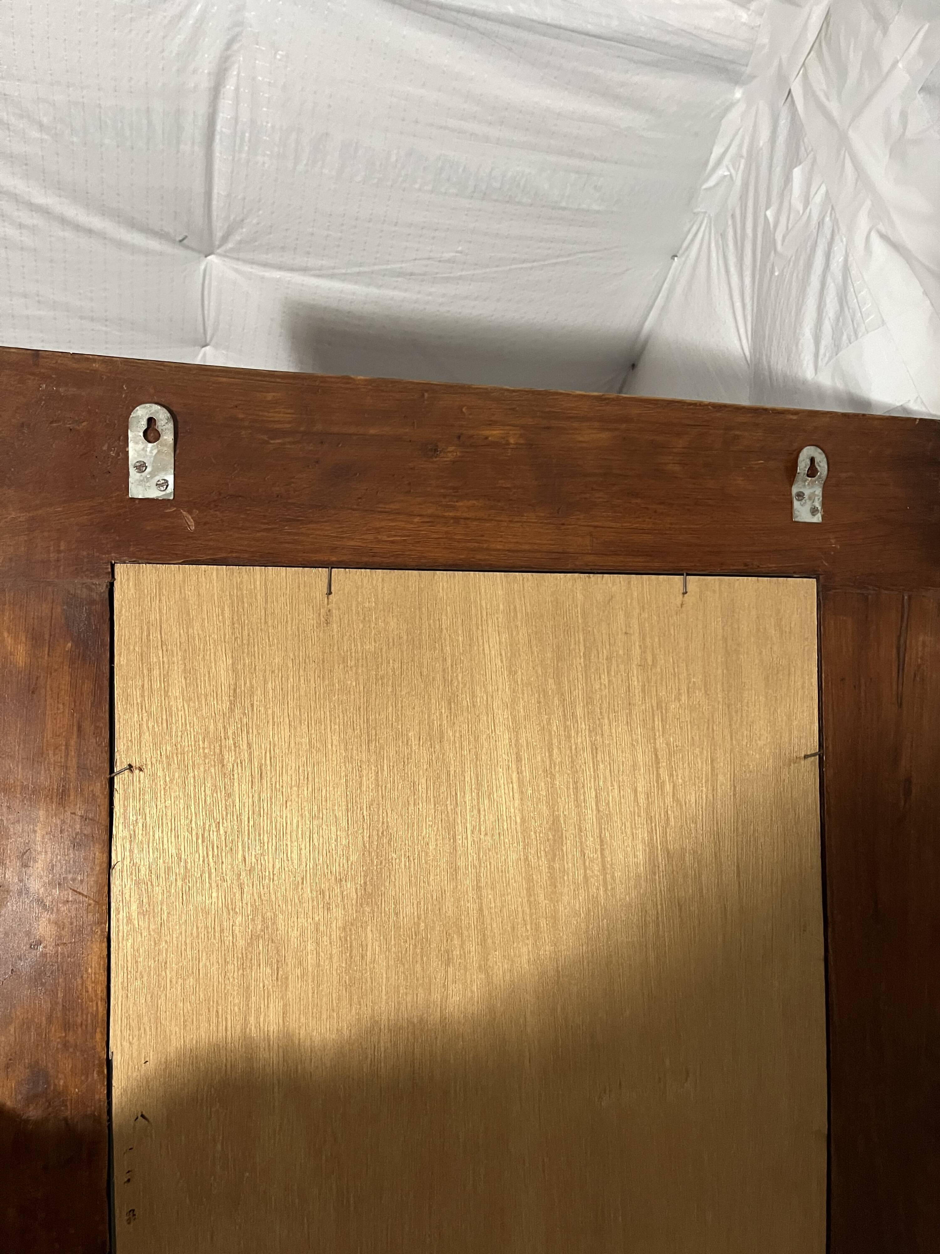 Miroir ethnique en bois