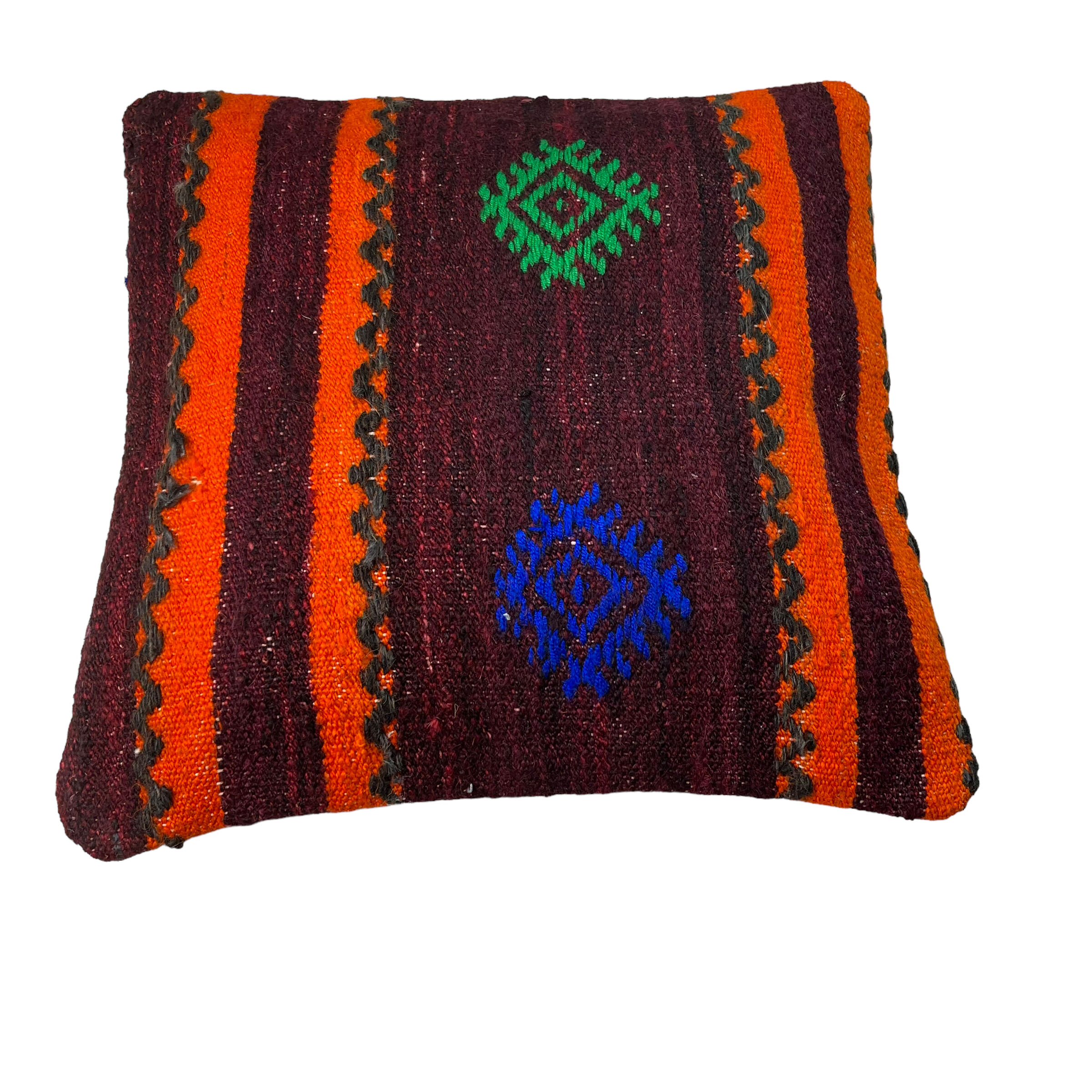 Vintage turkish Kilim cushion cover 40x40cm