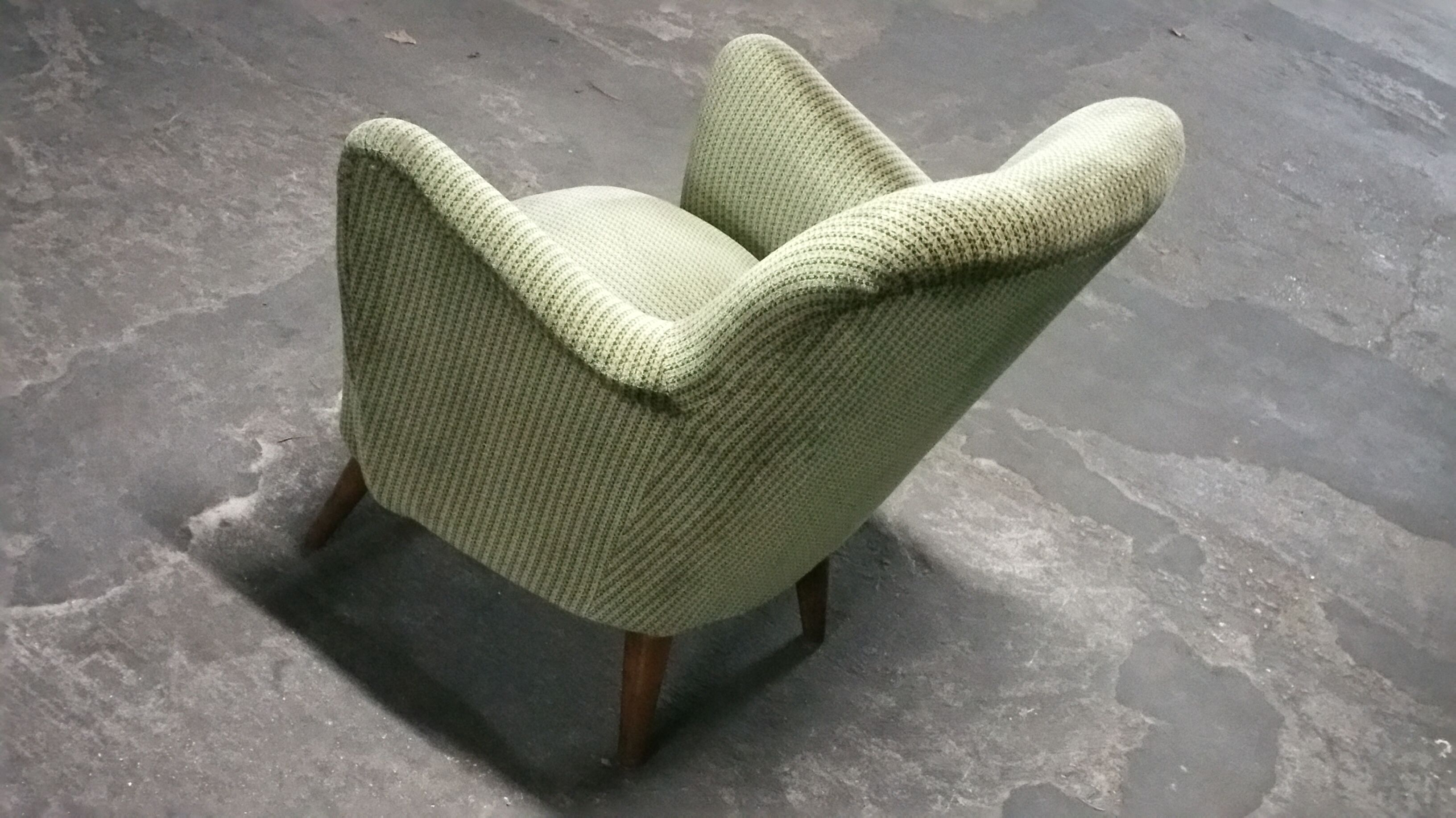 Chair years 50-60 Organic Green vintage