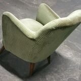 Chair years 50-60 Organic Green vintage