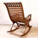 Rocking- chair in teak flesh