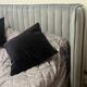 Habitat grey boudoir headboard 244 x 120 cm
