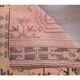Vintage Turkish Handmade Wool Cotton Orange Runner 80x325