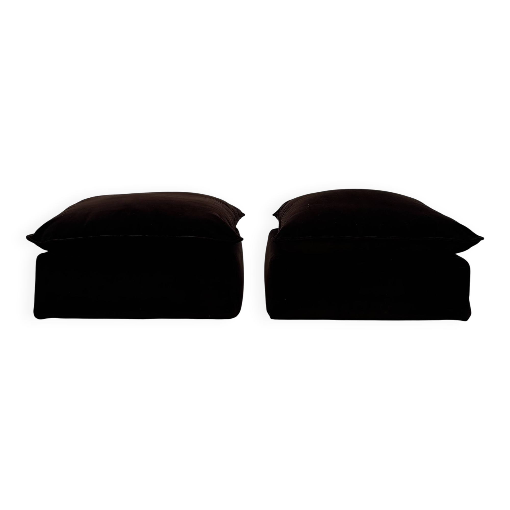 Pair of poufs by Pas d'Urbino for Zanotta