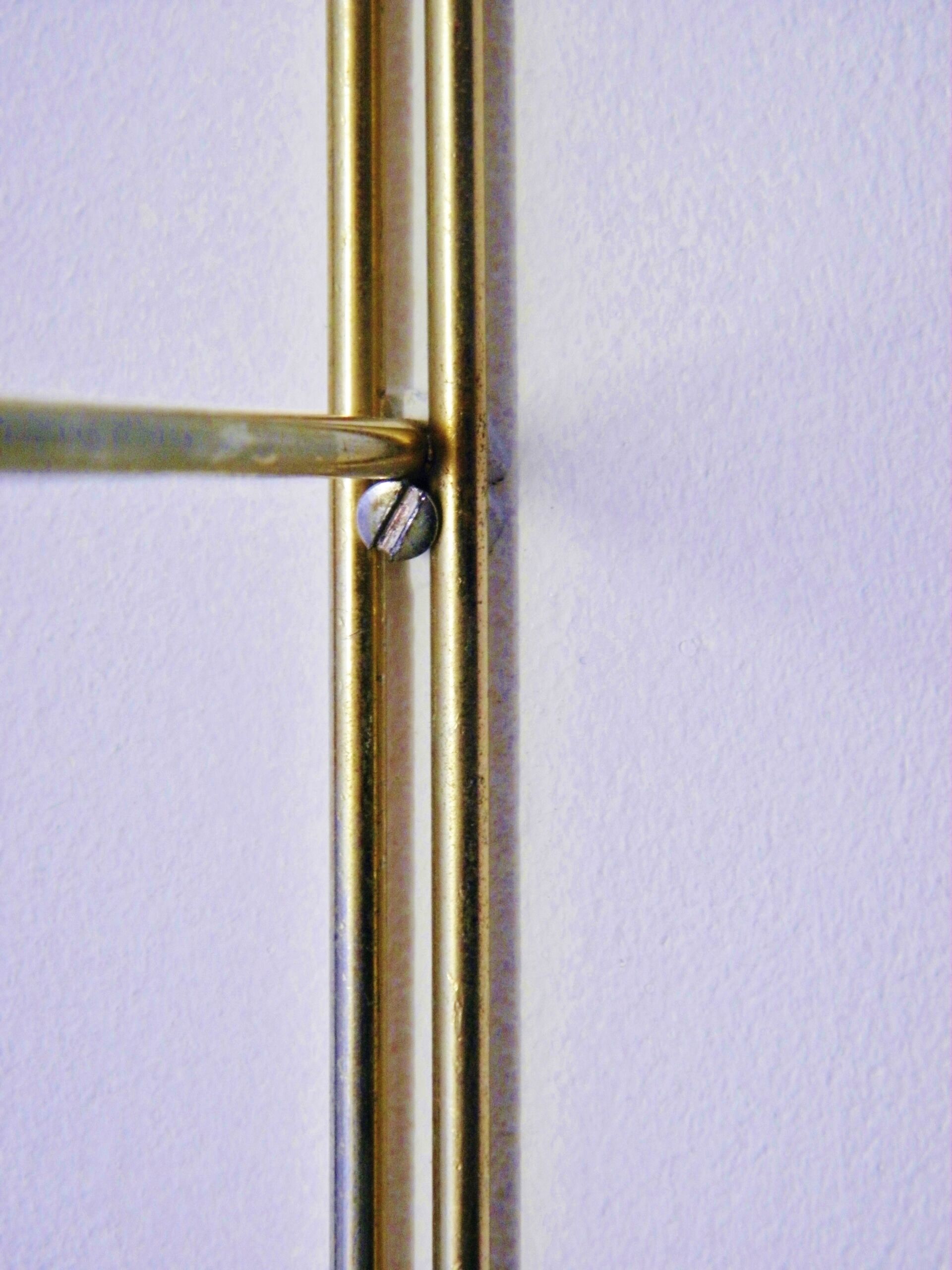 Shelves metal black and amounts Golden 60s