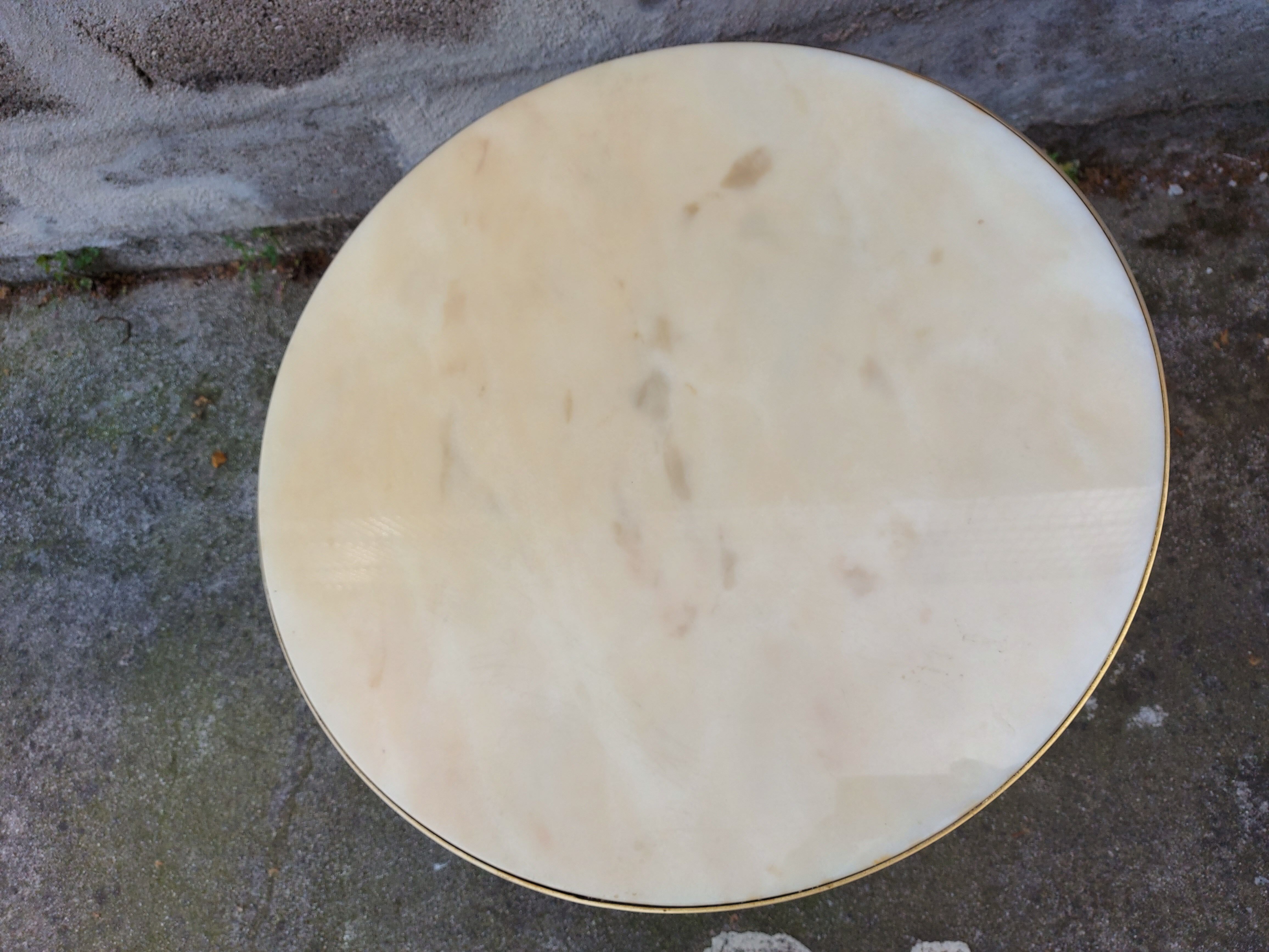 Vintage gold brass coffee table