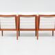 Svend Age Eriksen three-seat sofa in teak Glostrup Denmark 1960