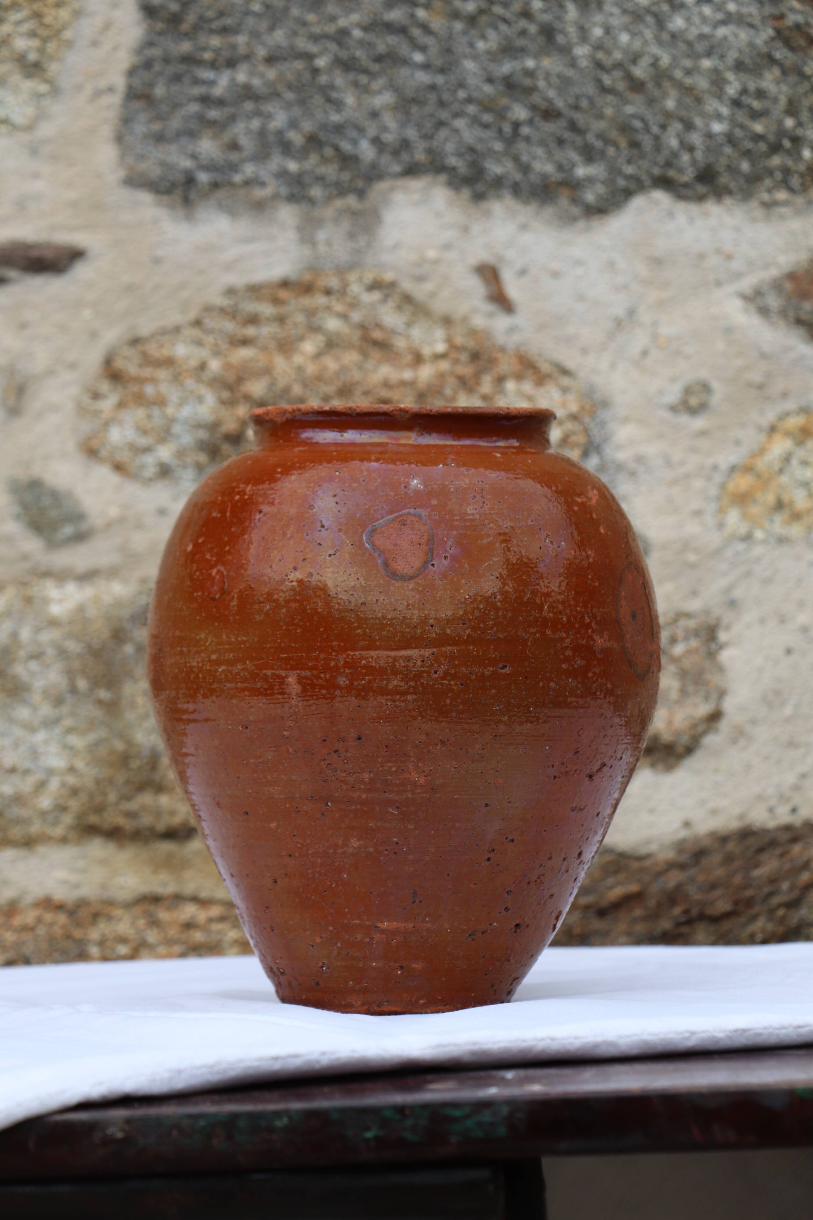 Pot en terre cuite Catalan XIX ème