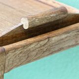 Scandinavian teak rolling trolley