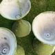 3 Diabolo Pflanzkübel von Willy Guhl für Eternit