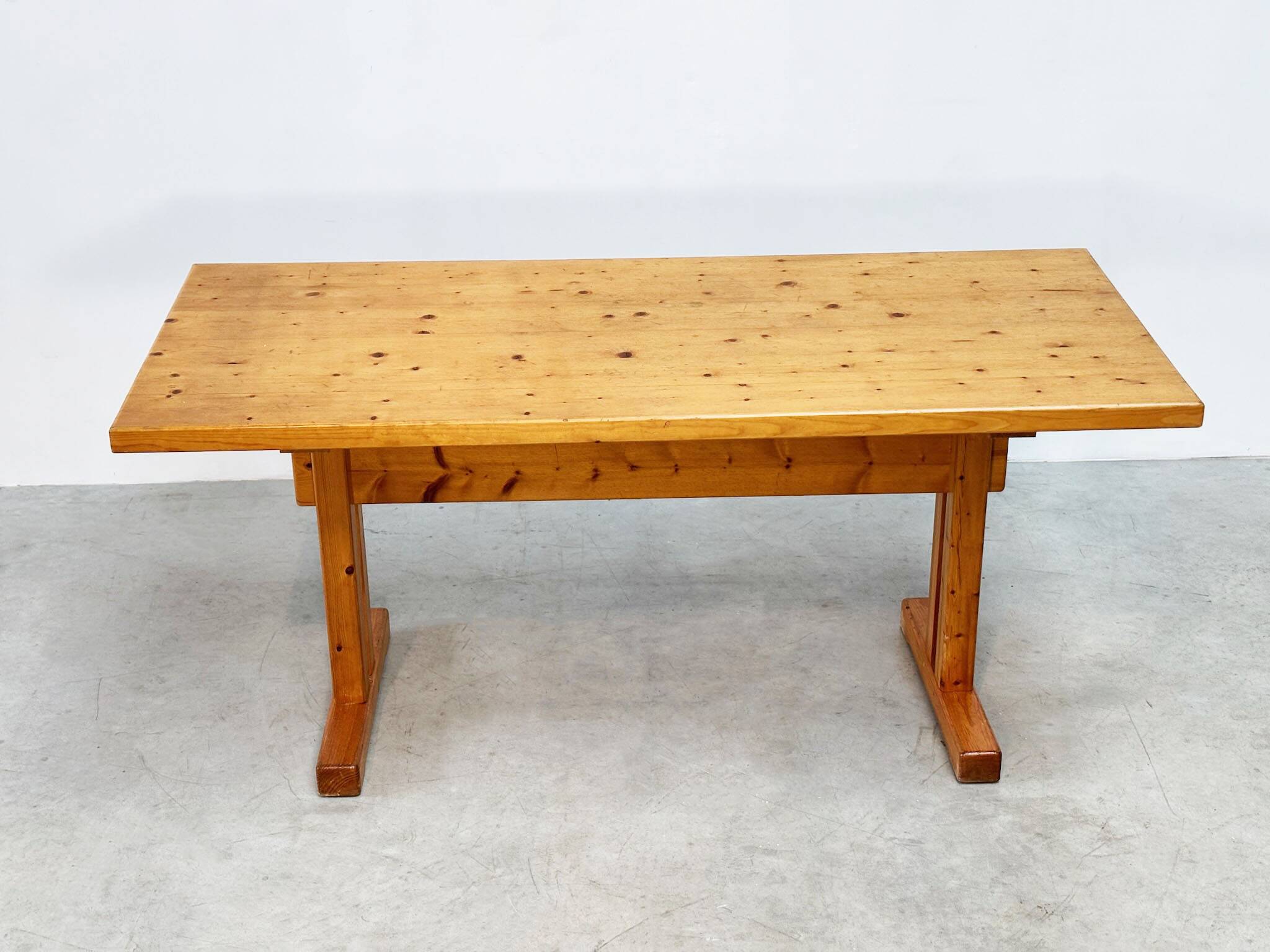 Les Arcs Dining table or desk by Charlotte Perriand