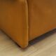 Canapé en cuir jaune, design italien, années 1960, fabricant : B&B Italia, design
