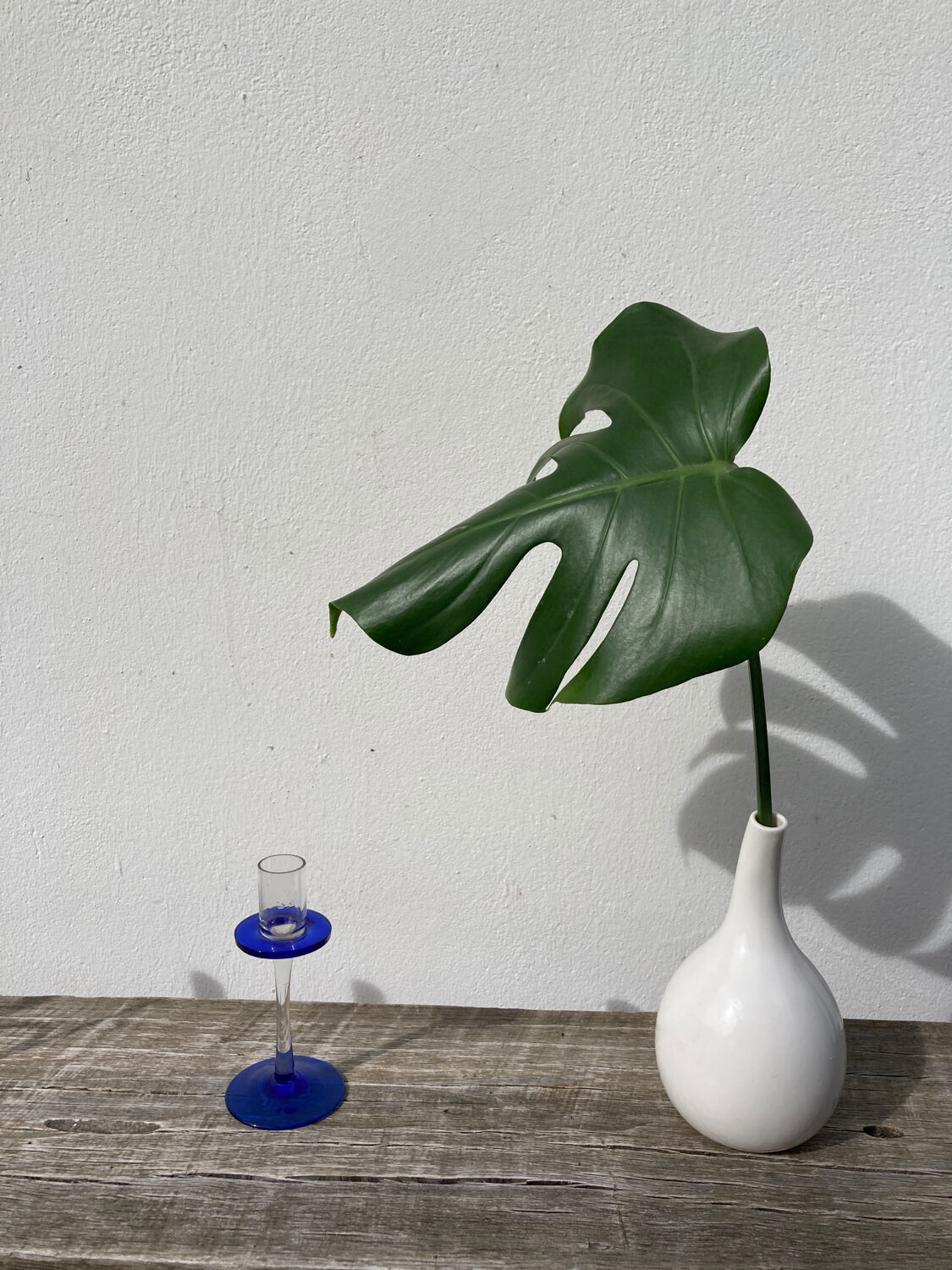 Chinese blue and white fish vase