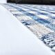 190x290cm İndigo blue kilim carpet. made with wool, Organic Wool Kilim