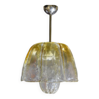 Vintage pendant lamp in the style of Carlo Nason for AV Mazzega, 1970s.